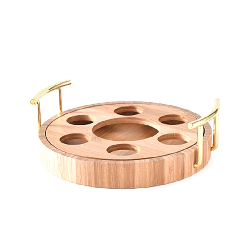 

Креативный держатель для ликера, бамбуковый поднос для хранения ликера, украшение для ресторана, винного шкафа