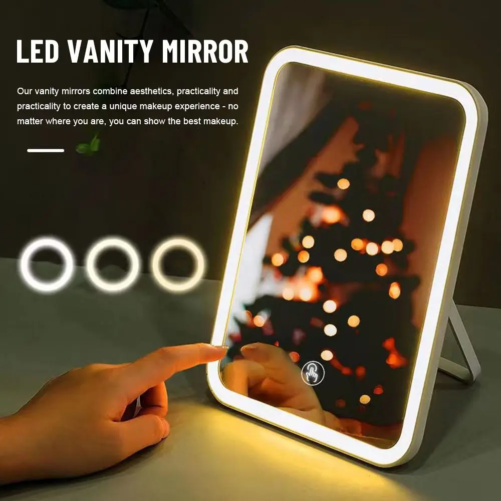 

Зеркало для ванной со светодиодной подсветкой и лампой