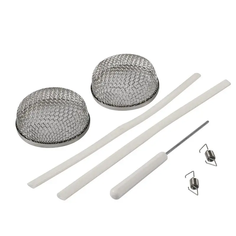 

Camper Heater Vent Screen 2pcs RV Screen Guard Cover 2.8in Stainless Screen With Installation Tool Protect Ventilation Ducts