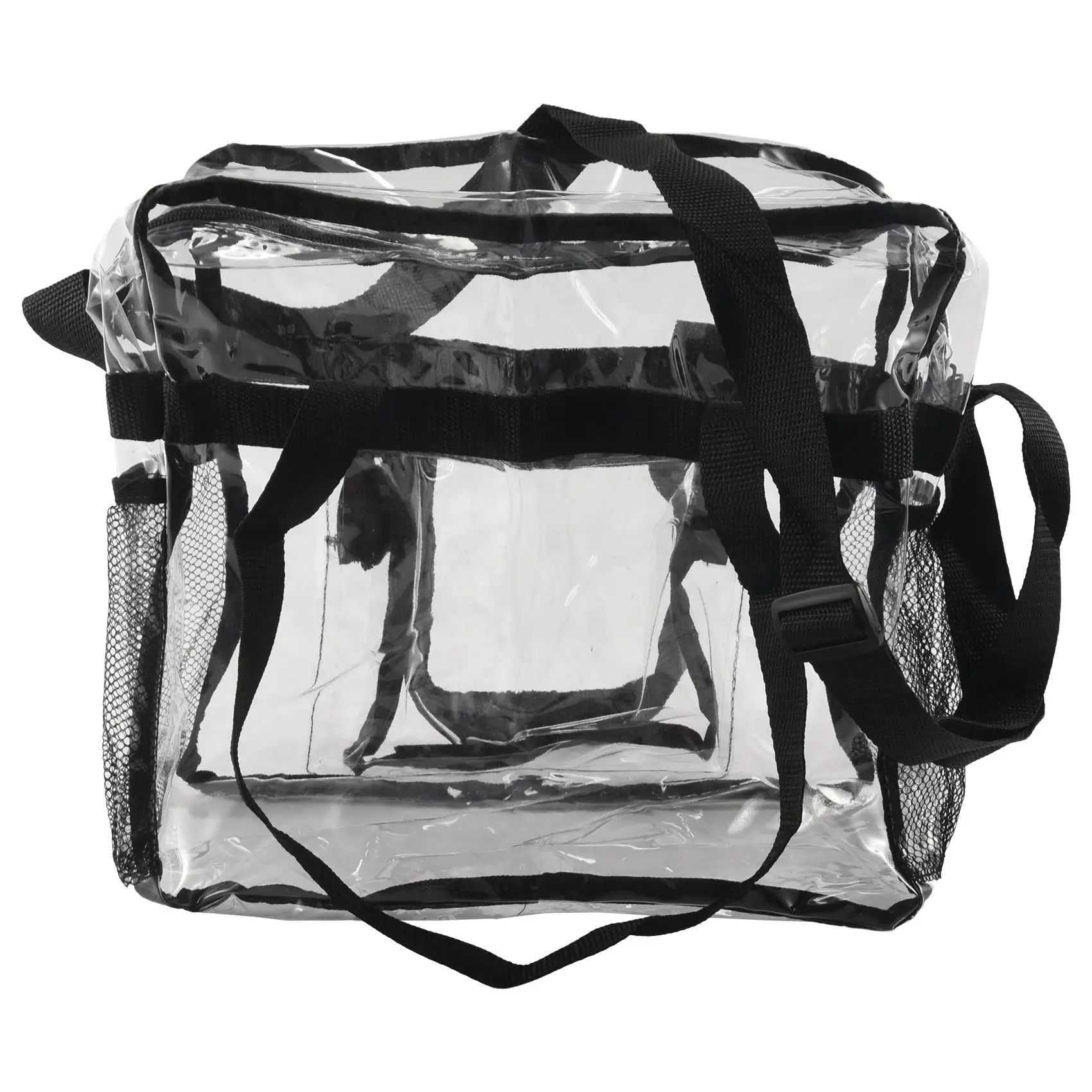 

Transparent Tote Bag Stadium Security Travel and Gym Clear Bag, See Through Tote Bag for Work, Sports Games and Concerts