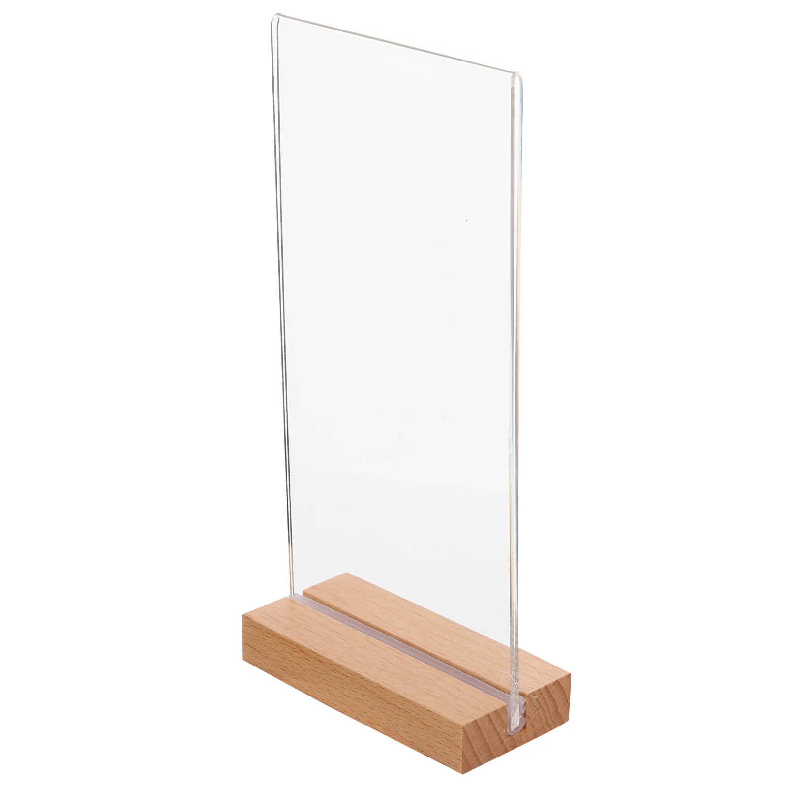 

Sign Stand Holder Acrylic Display Table Clear Paper Tabletop Menu Desktop Holders Events Picture Number Blank Gift Numbers