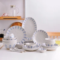 safe kitchen plate sets complete japanese style porcelain sushi trinket dish decorative tray fruit talerze obiadowe dinnerware