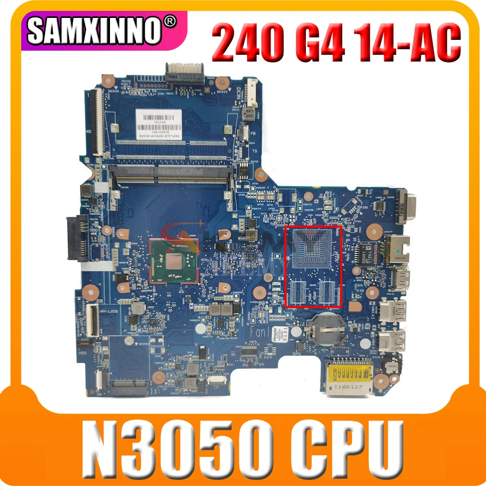 814051-601 814051-501 814051-001 для HP PAVILION 240 G4 14-AC материнская плата ноутбука 6050A2730601-MB-A01 с