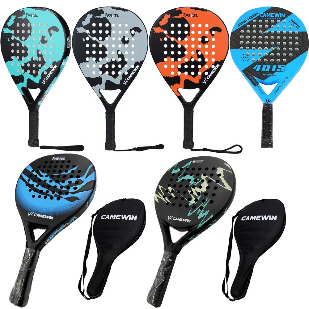 

Carbon Fiber Beach Tennis Beginner Tennis Rackets Customizable 3K 12K 18K Gift