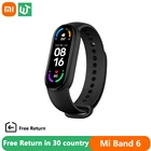 Смарт-браслет Xiaomi Mi Band 6, водонепроницаемый фитнес-трекер с AMOLED экраном, 5 цветов, Bluetooth, насыщение кислородом в крови