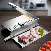 stainless steel household frozen meat knife slicer guillotine guillotine chop chicken duck and fish bone cutting machine