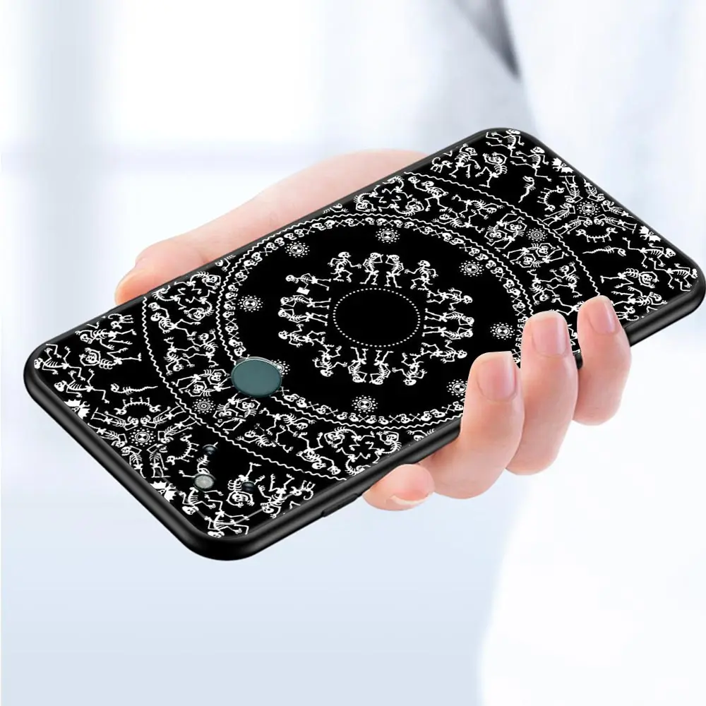 Фото Чехол для телефона Skeleton Skull для Google Pixel 10 9 8 7 6 9A 8A 7A 6A Pro Противоударный мягкий чехол из ТПУ 10 Pro XL Shell Fundas Capas Bag №5
