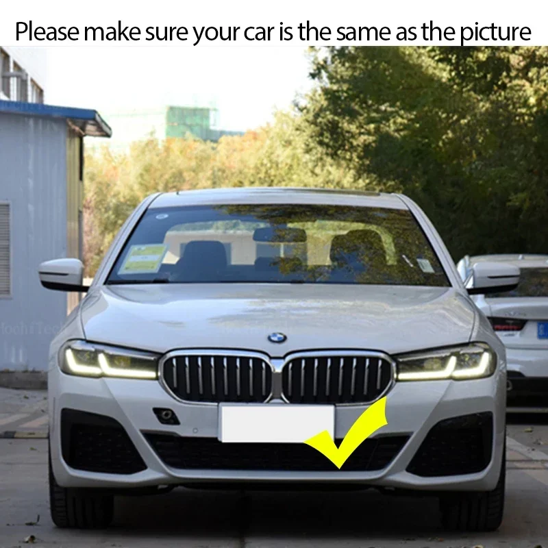 Светодиодная черная решетка из АБС-пластика передняя сменная капота для BMW 5