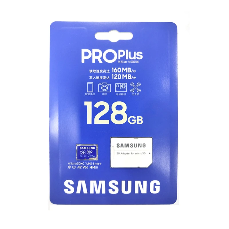 SAMSUNG Memory Card PRO Plus MicroSD Card 128GB 256GB 512GB 160MB/s C10 U3 V30 Microsd Micro SD SDXC 2021 New images - 6