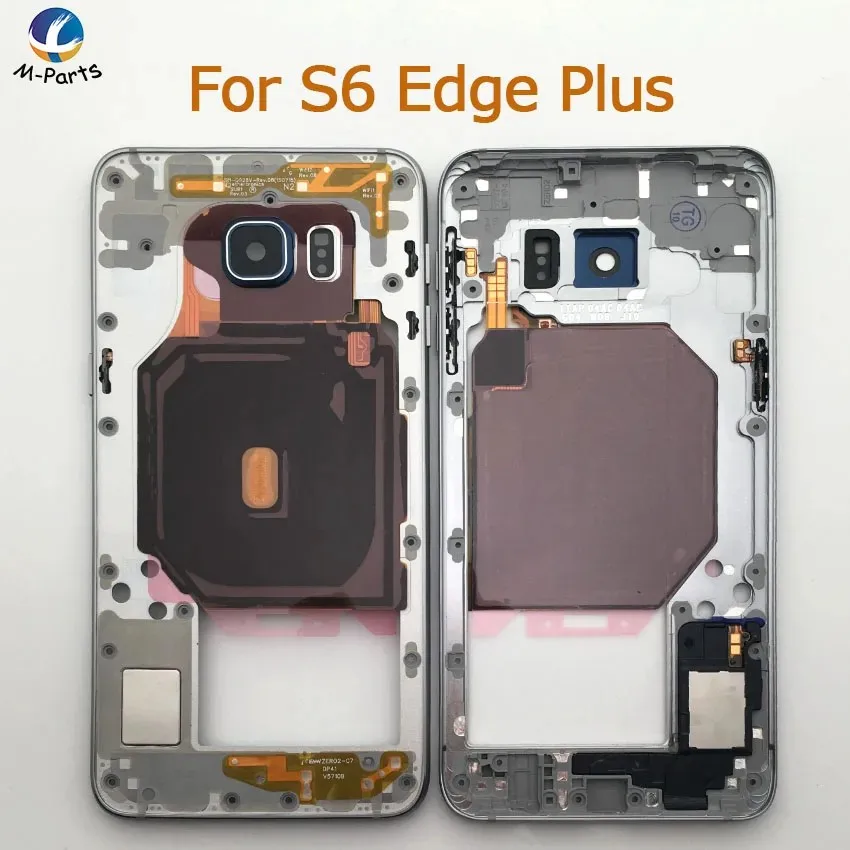 Оригинальная рамка корпуса средней рамки для Samsung Galaxy S6 G920F Edge G925F plus G928F Задняя