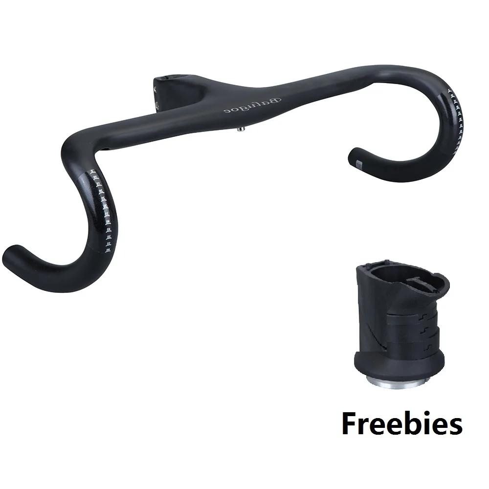 Рулевая колонка 2022 NEW Aero Integrated Road Bicycle Handlebars T800 UD Carbon с диаметром вилки 28,6 мм x 380/400/420/440 мм, вынос 90/100/110/120 мм.