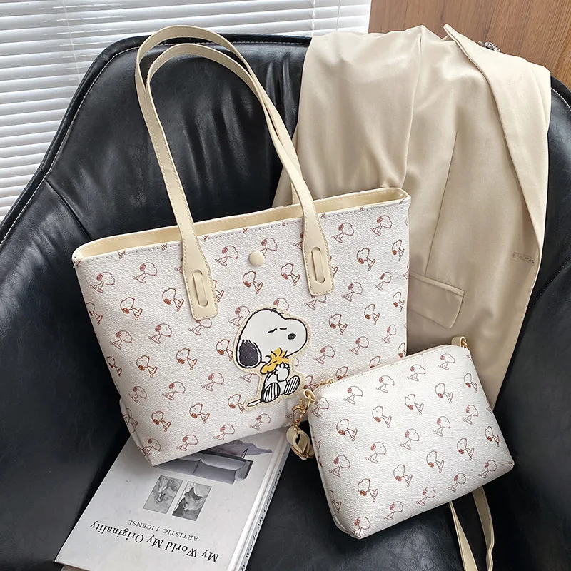Сумка на плечо Snoopy Женская 2 шт. Осень-зима 2022 новая модная сумка через косметичка