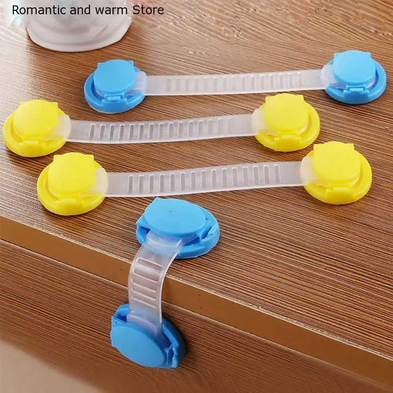 

10pcs/set Baby Kids Multifunction Safety Locks Lengthen Drawer Door Cabinets Strap Safety Locks Plastic Children Kids Care Locks