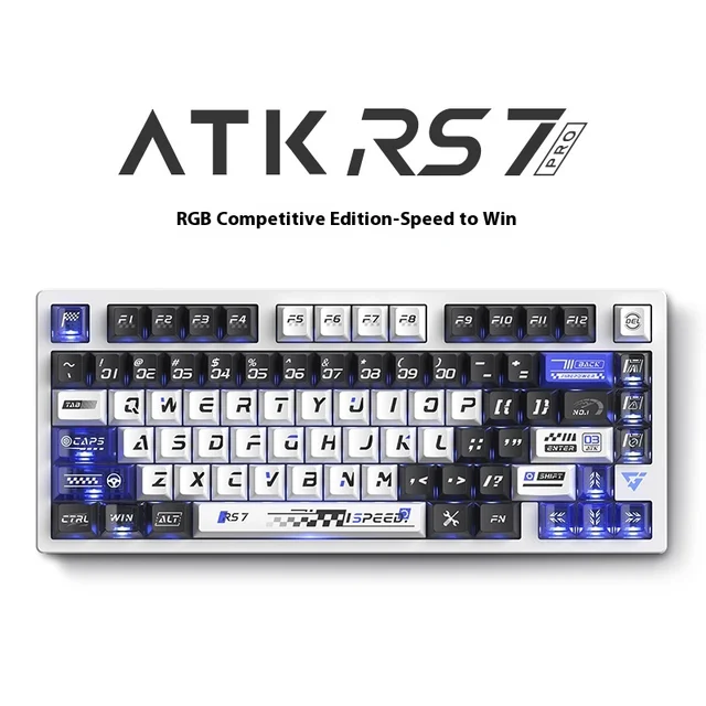ATK RS7 Магнитный переключатель Механическая клавиатура RGB 8K Custom Gaming Smart SPEED X Клавиатура с быстрым триггером для ПК Varolant Gamer Подарок