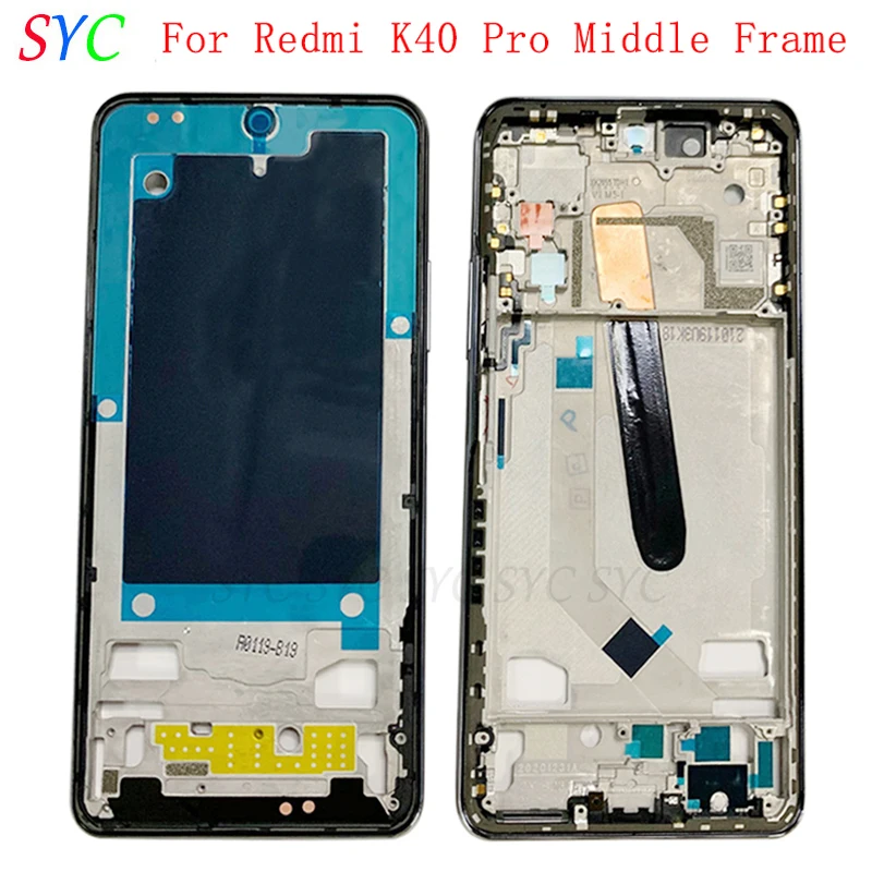 

Средняя рамка центральный корпус Корпус Корпуса для телефона Xiaomi Redmi K40 Pro металлическая рамка ЖК-дисплея запасные части