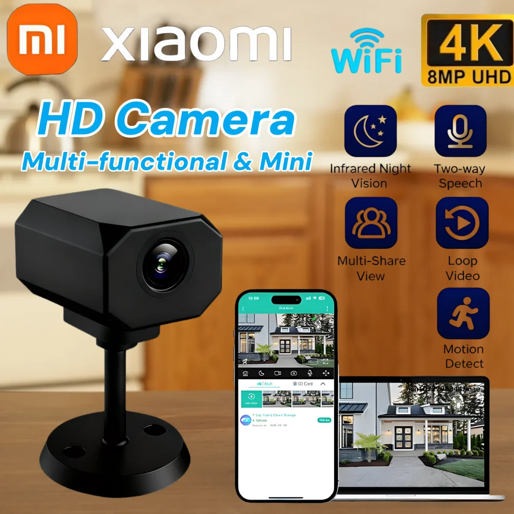 MIJIA 4K Wi-Fi камера безопасности для дома