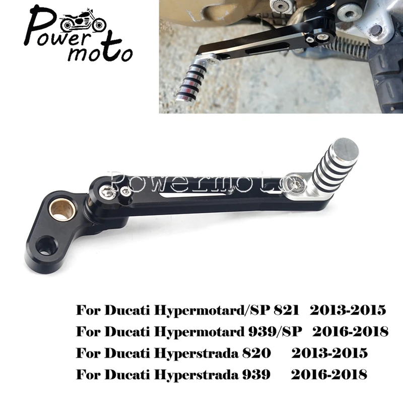 

Рычаги переключения передач для мотоцикла, левый рычаг переключения передач для Ducati Hyperstrada 820 939 Hypermotard 939/SP 821/SP 13-18