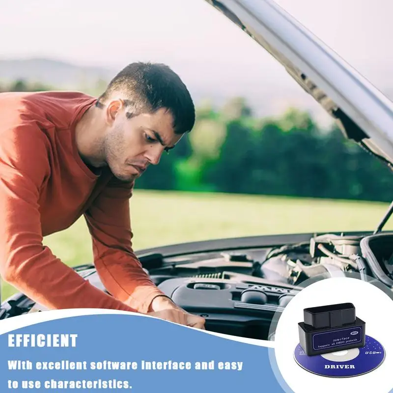 Автомобильный диагностический тестер компактный монитор для проверки проблем
