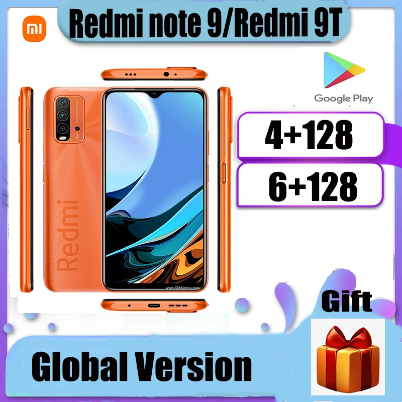 Оригинальный Смартфон Xiaomi Redmi Note 9/Redmi 9T дюймов 6 53 Батарея 6000 мАч Snapdragon 662 |