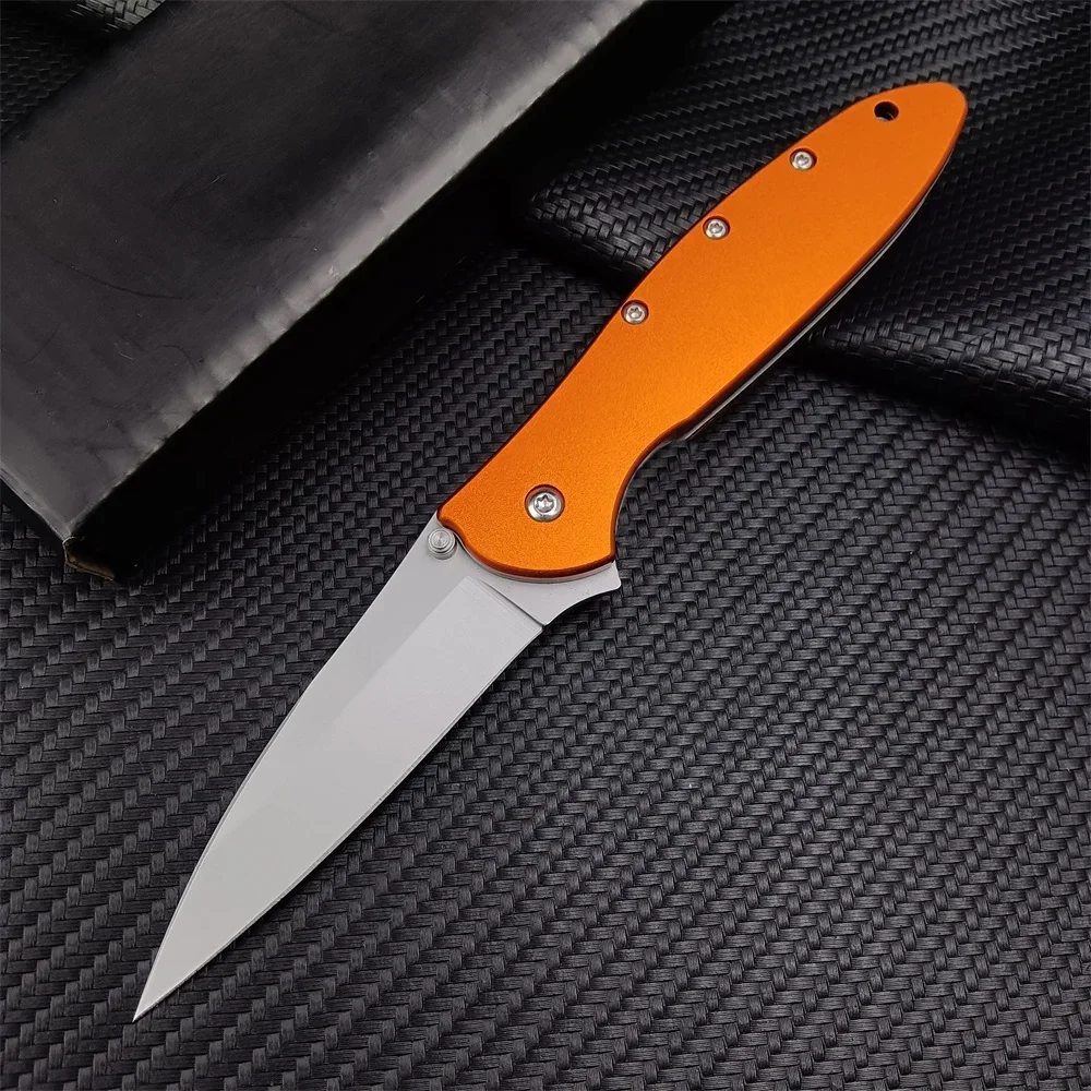 Тактический Складной Нож KS1660 Дизайн Lune-Leaf Лезвие Из Нержавеющей Стали С Ручкой