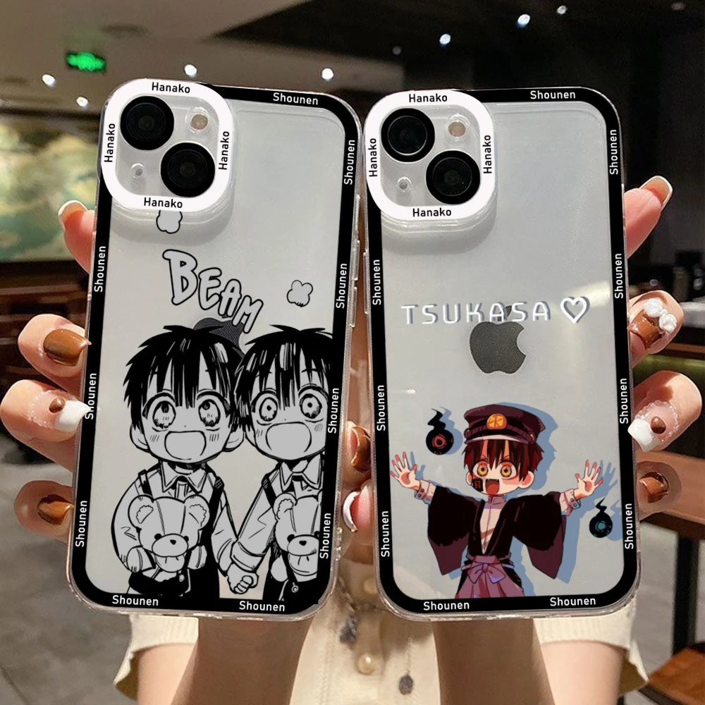 

Jibaku Shounen Hanakos Phone Case For iPhone 14 13 12 Mini 11 Pro Max X XR XS 7 8 SE 2020 Plus Soft Silicone Transparent Cover