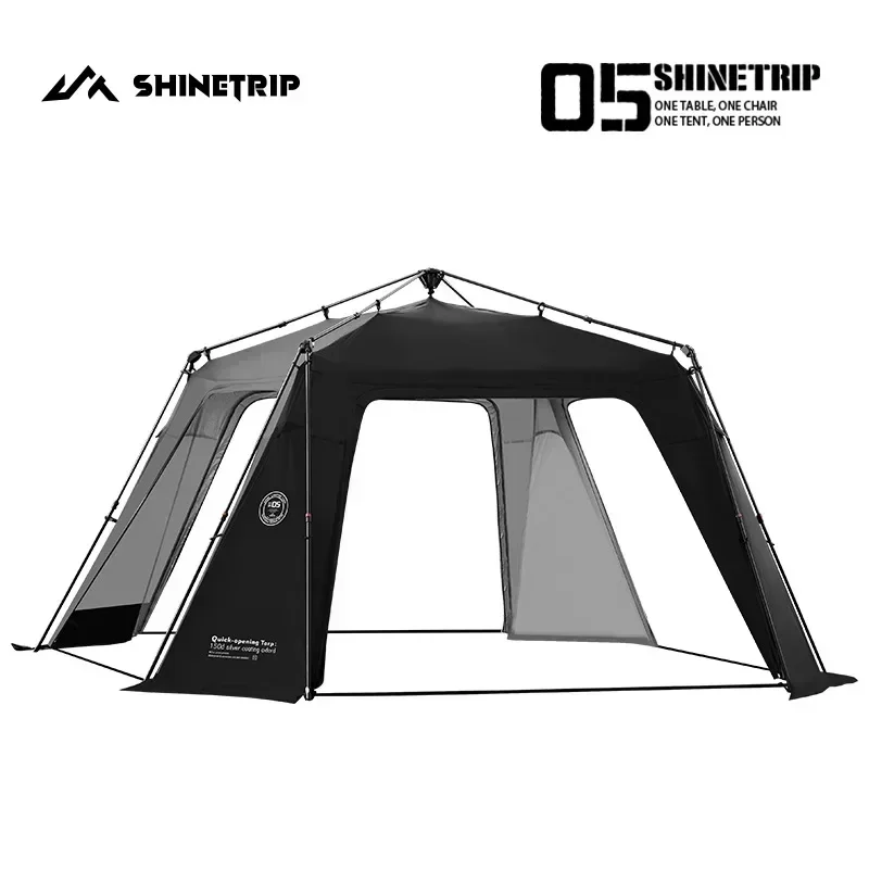 Shinetrip Sunshade Tent One-touch 8-10 человек Пляжная семейная вечеринка для кемпинга Защита от