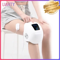 professional physiotherapy knee massager hot compress vibration heating pain relieve massage with pulse patch shoulder elbow use