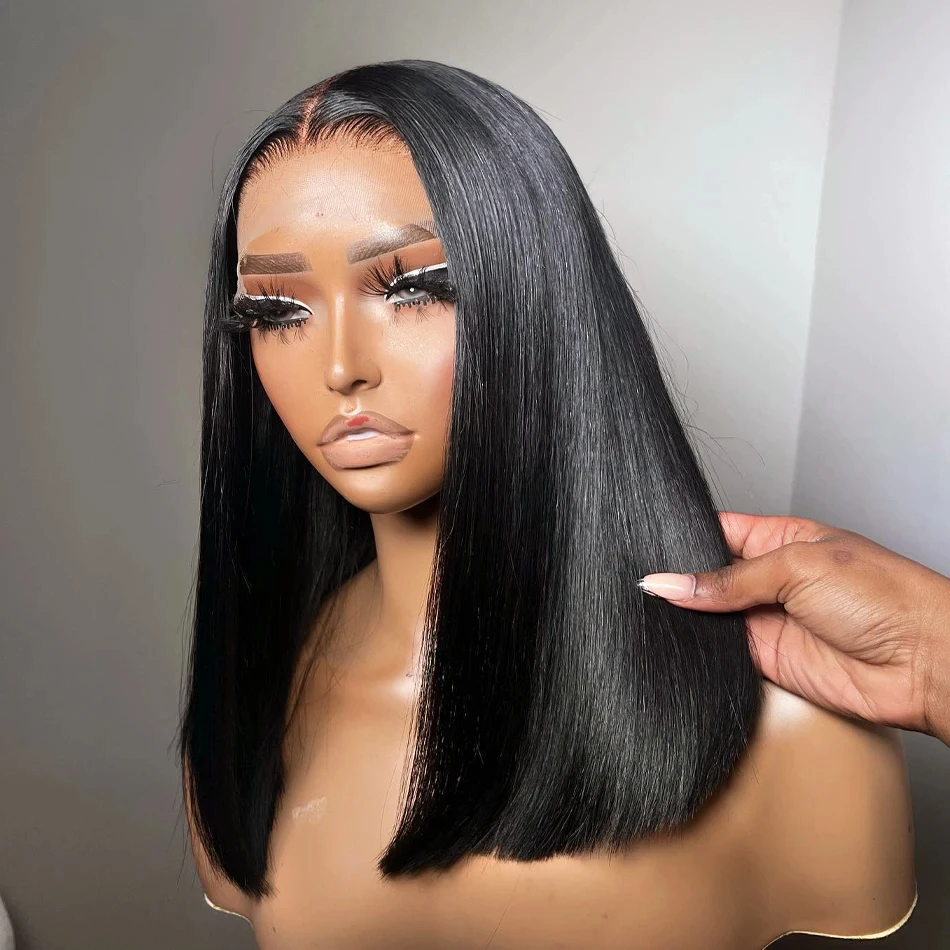 13x 4 парики из натуральных волос на фронте с кружевом, прямые парики ...