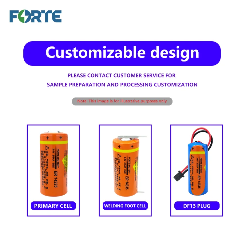 Forte ER14335 2/3AA Add XH2.54 розетка одноразовая литиевая батарея 3 6 в детектор газа дымовой