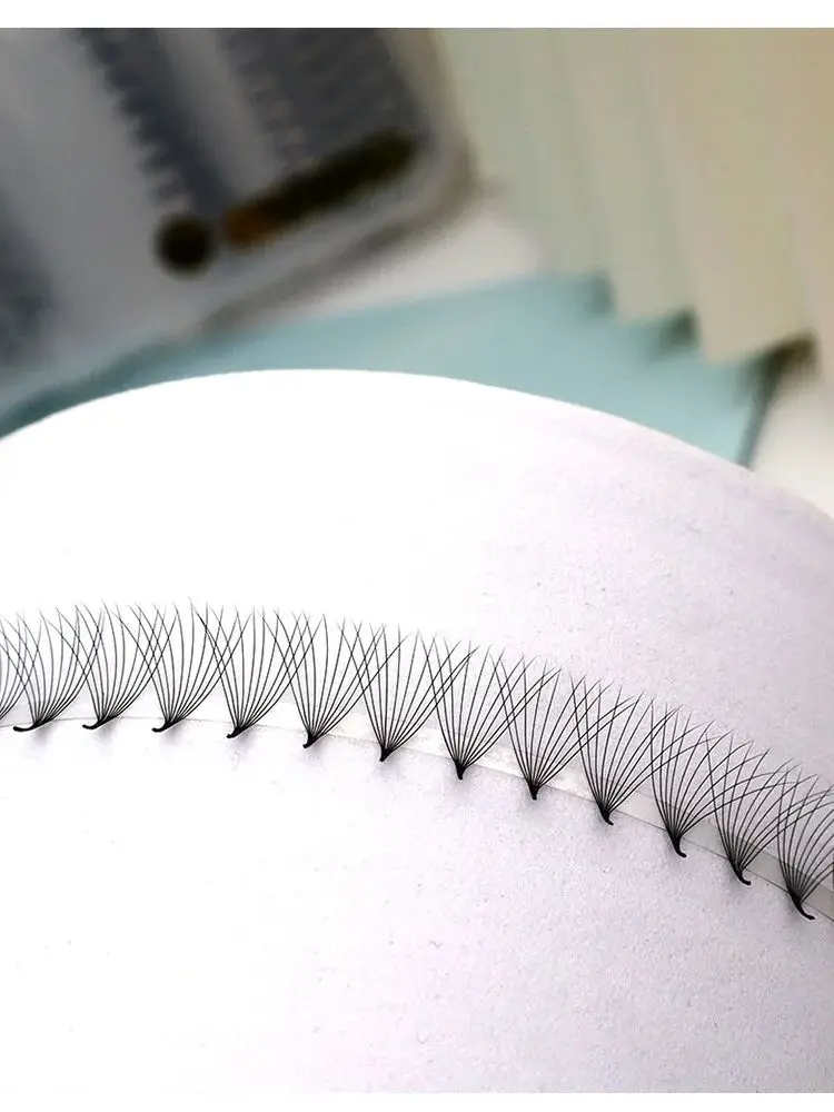 1000/2000 вентиляторы тонкие острые базовые готовые вееры объемные ресницы