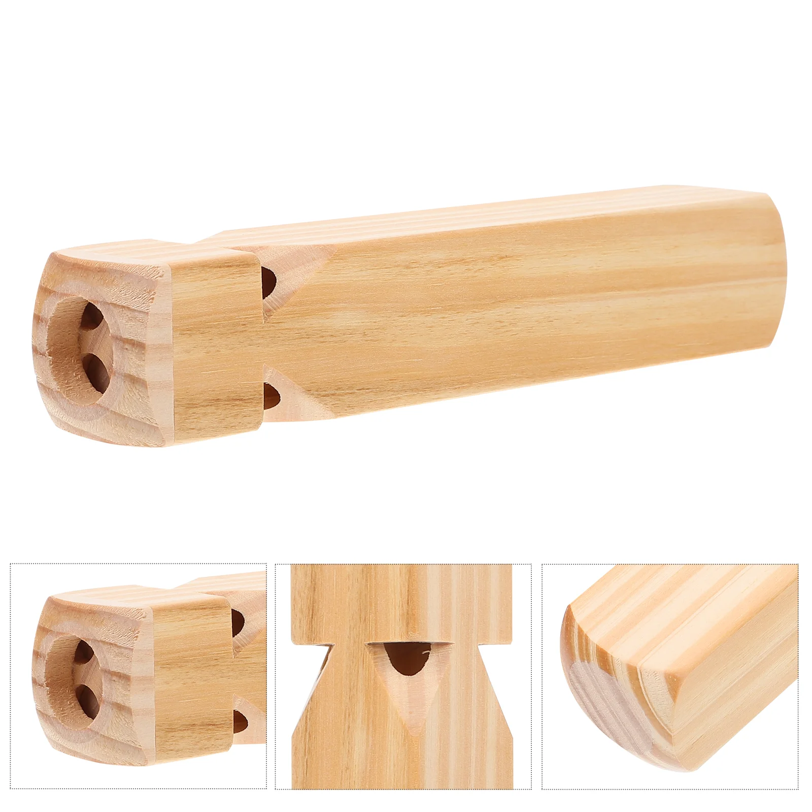 

1Pc Wooden Train Whistle Parent-Child Teaching Aid Wooden Musical Instrument