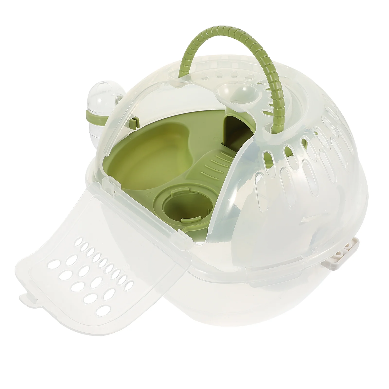 

Hamster Cage Carrier Travel House Pet Box Rat Portable Pets Cages Guinea Carrying Cases Outdoor Transparent Case Carriers Animal