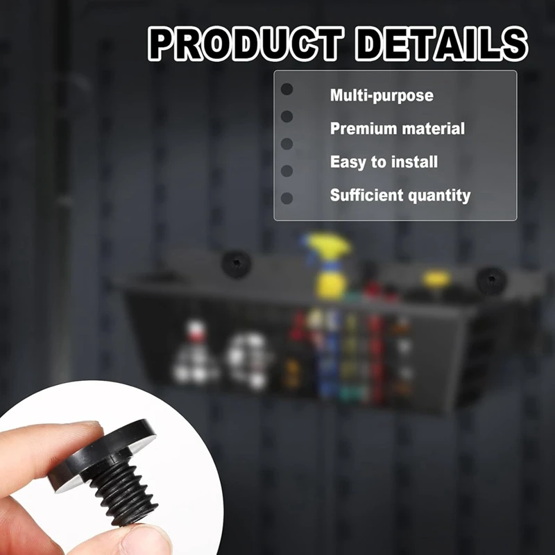 Premium ABS Accessories Parts Bolts Screw Replacement Plastic Wall Easy Bolt For Suncast-Storage Shed