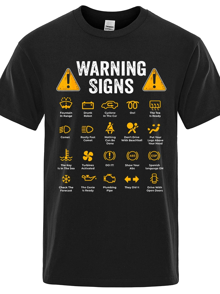 

Funny Driving Warning Signs 101 Auto Mechanic Gift Driver T- shirts streetwear gym wear