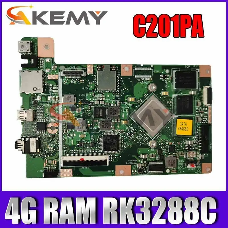 

Материнская плата Akemy C201PA для ноутбука Asus C201PA C201P C201 протестированная оригинальная материнская плата 4G RAM RK3288C