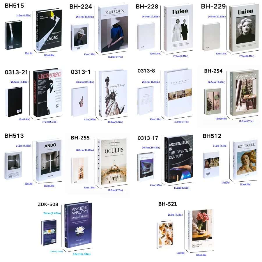 Fake Book Can Open Home Decor Book Modern Simulation Fashion luxury Home Decor Creative Fashion Brand Home Decor Book