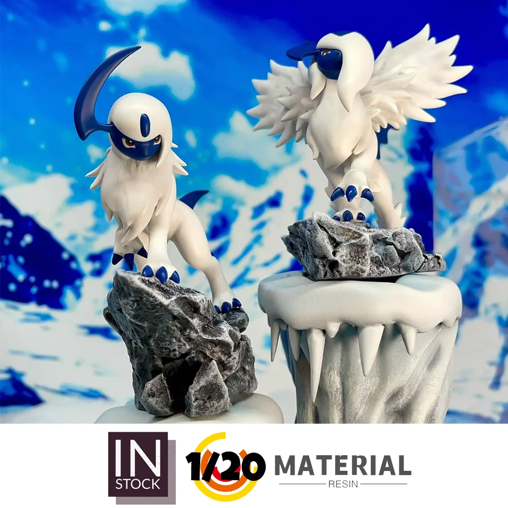 [В наличии] фигурка из смолы 1/20 [поддон]-Absol + Mega Absol