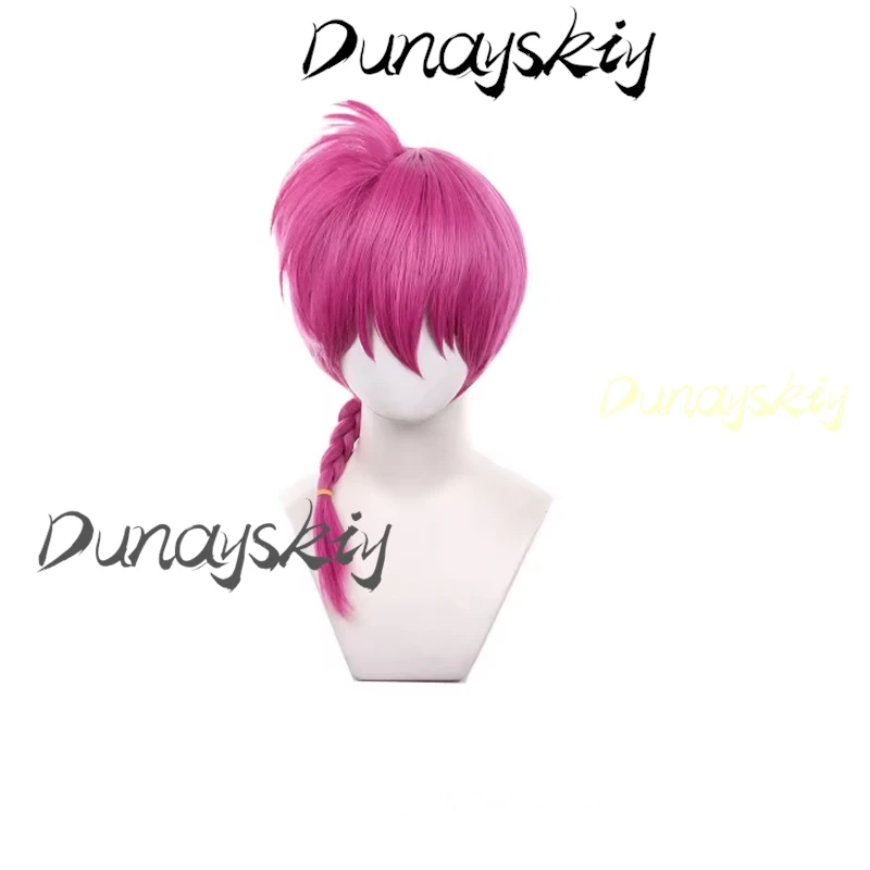 Аниме Ranma 1/2 Saotome Косплей Костюм Розовый Парик Красная Униформа Для Женщин Мужчин