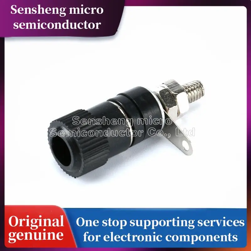 

10PCS Terminal Blocks JS-910B JS-919 4mm Amplifier Terminal Connector Binding Post Banana Plug Jack Mount 5PCS Black + 5PCS red