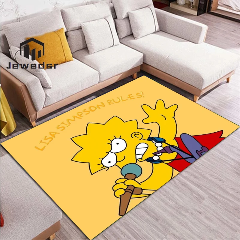 

Lounge Rug Simpsons-s Mat for Hallway Carpet Bath Mats Living Room Rugs Kids Playing Area Doormat Entrance Door Home the Kitchen