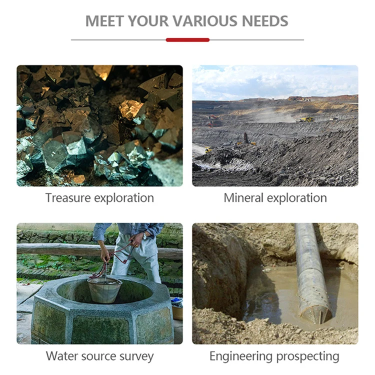 ADMT 500AX 16D 16-канальный детектор подземной воды 500 м минералов для металла золота