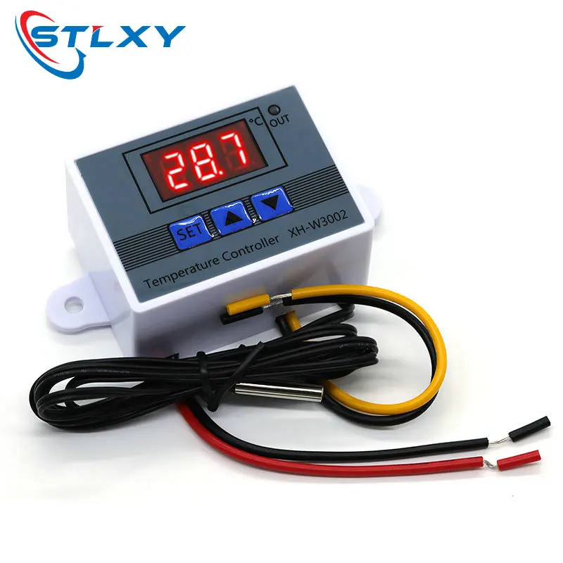 XH-W3002 220 В/12 В цифровой светодиодный регулятор температуры 10A термостат