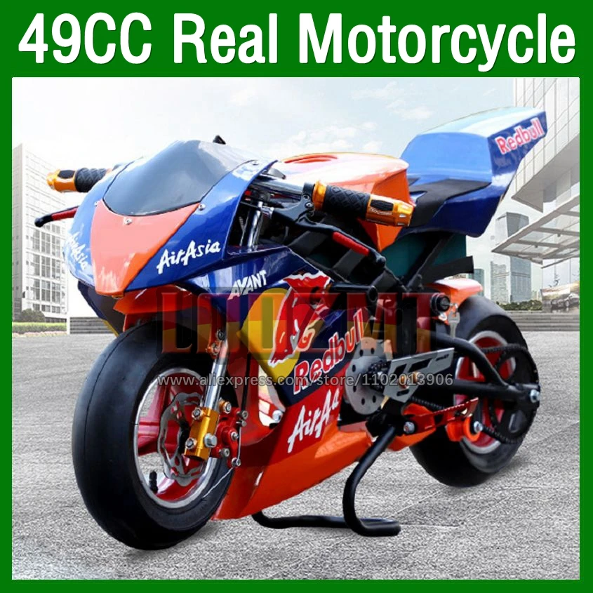 

49/50cc Mini Motorcycle Small Buggy 2 Stroke Mountain Gasoline Scooter ATV off-road Superbike Moto Bikes Adult Racing Motorbikes