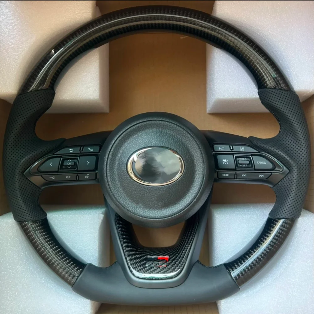 Подходит для руля Toyota Yaris из углеродного волокна Asia Dragon Camry Wilanda Sena модификация