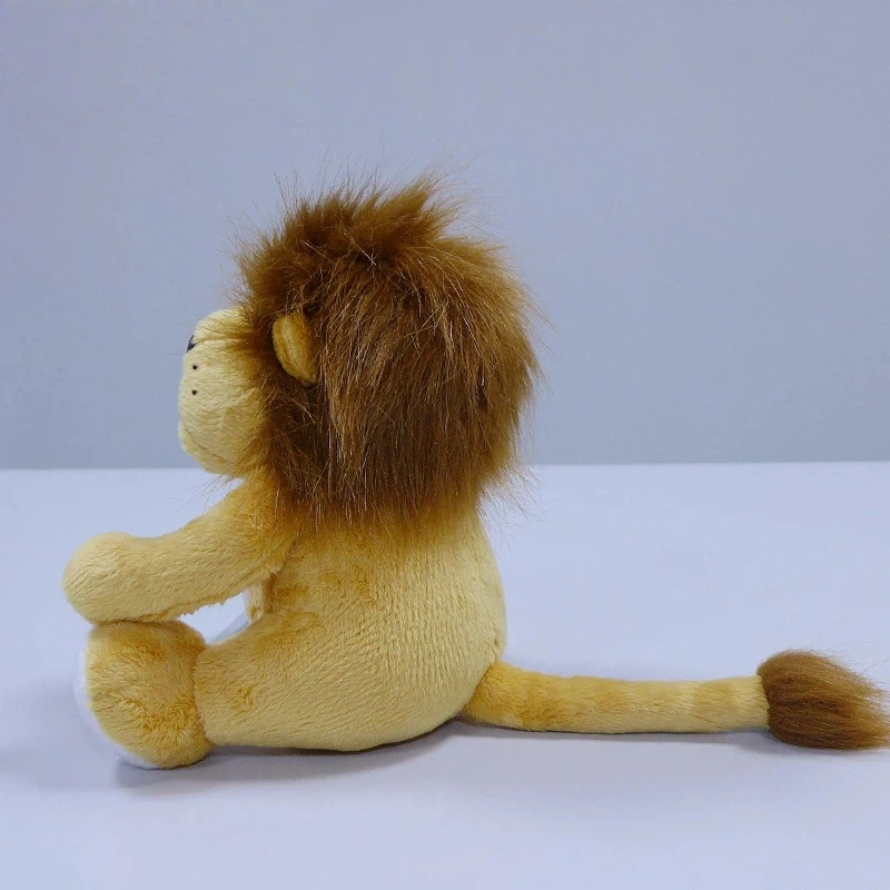 Фото Мягкая плюшевая игрушка-лев JinHua Toys, милый лесной король, кукла-талисман с возможностью нанесения логотипа, для детской спальни, игр на улице, компаньон для детей. №3