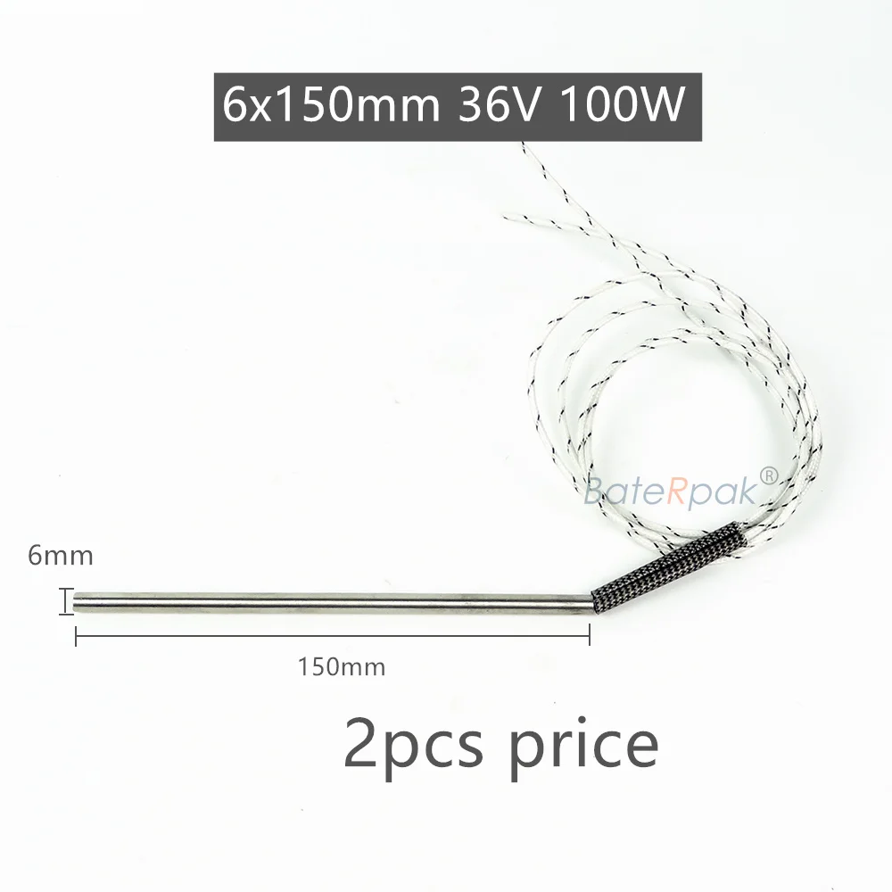 БateRpak Тепловая трубка для машины для запечатывания чайных пакетиков 2 шт.