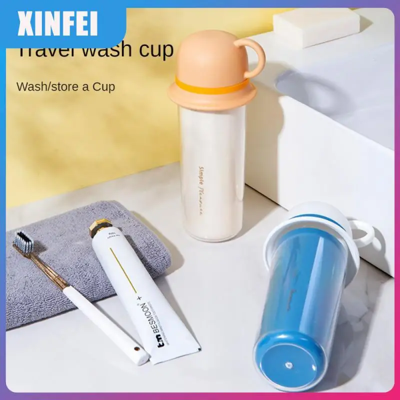 

Toothbrush Cup Set Convenient For Babies To Use Tight Opening And Closing Tooth Brush Case Travel Wash Cup Travel Suit