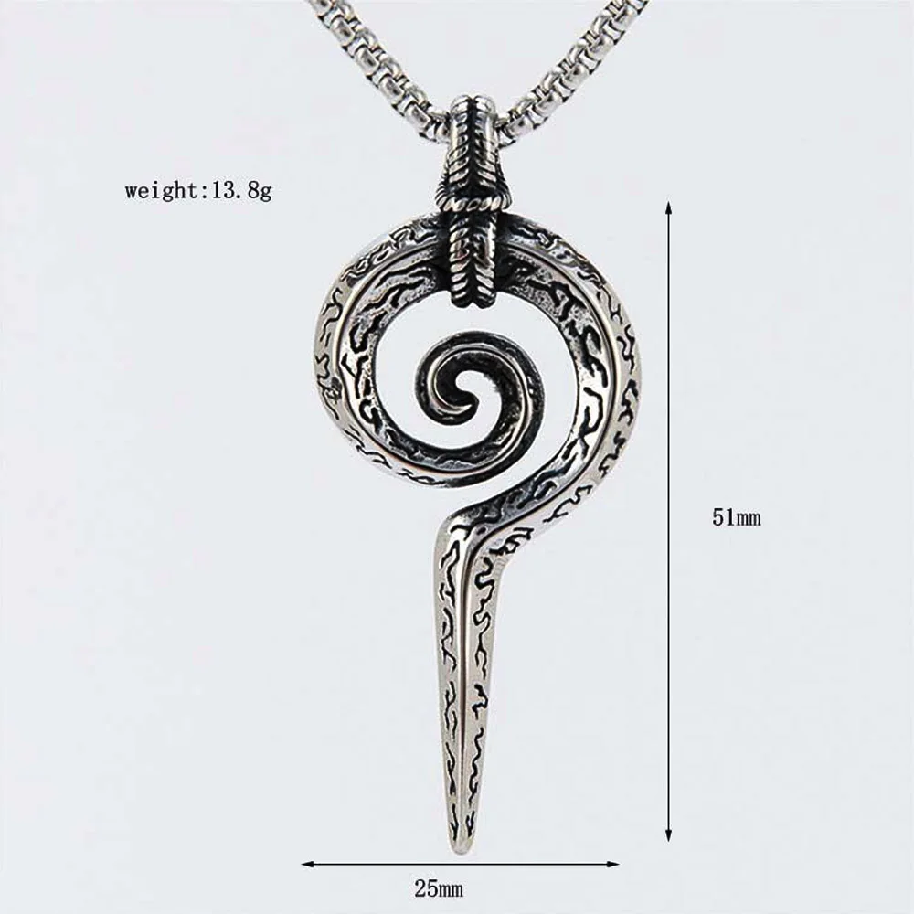 Винтажная змея Mayan Totem подвеска скипетр для мужчин и женщин в стиле панк байкера