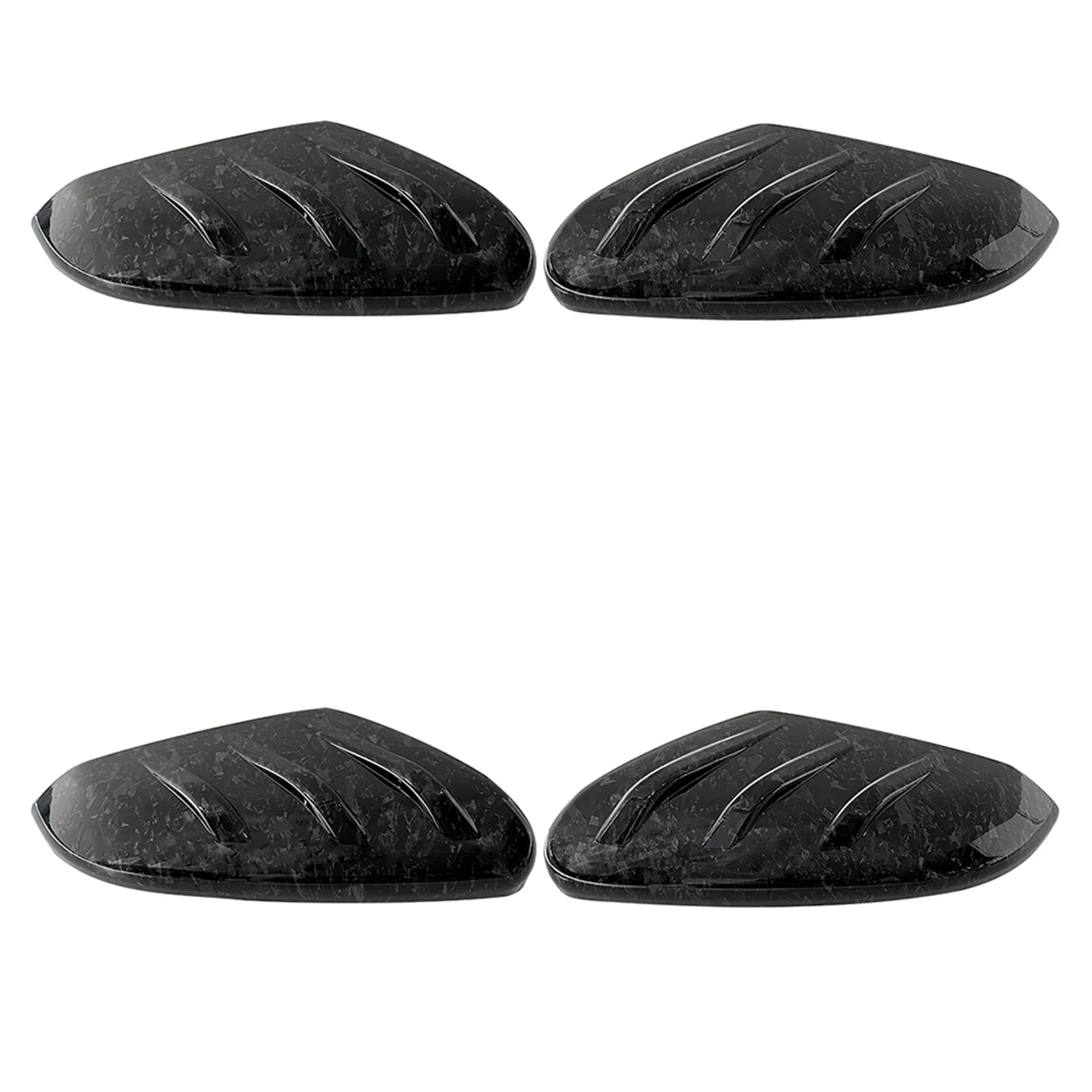 

4Pcs Car Side Rearview Mirror Cover for Honda Civic 2016-2021 Forged Pattern Door Mirror Cover