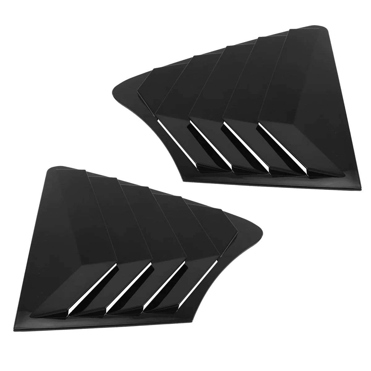 1 пара автомобильных боковых оконных жалюзи дефлектор затвора отделка крышки для